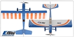 EFL2375 E-FLITE MINI PULSE XT ARTF